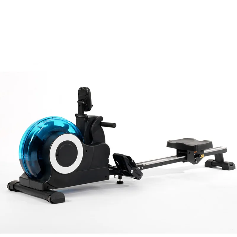 Water resistance rowing machine Indoor silent simple intelligent sports folding water resistance aerobic equipment rowing device