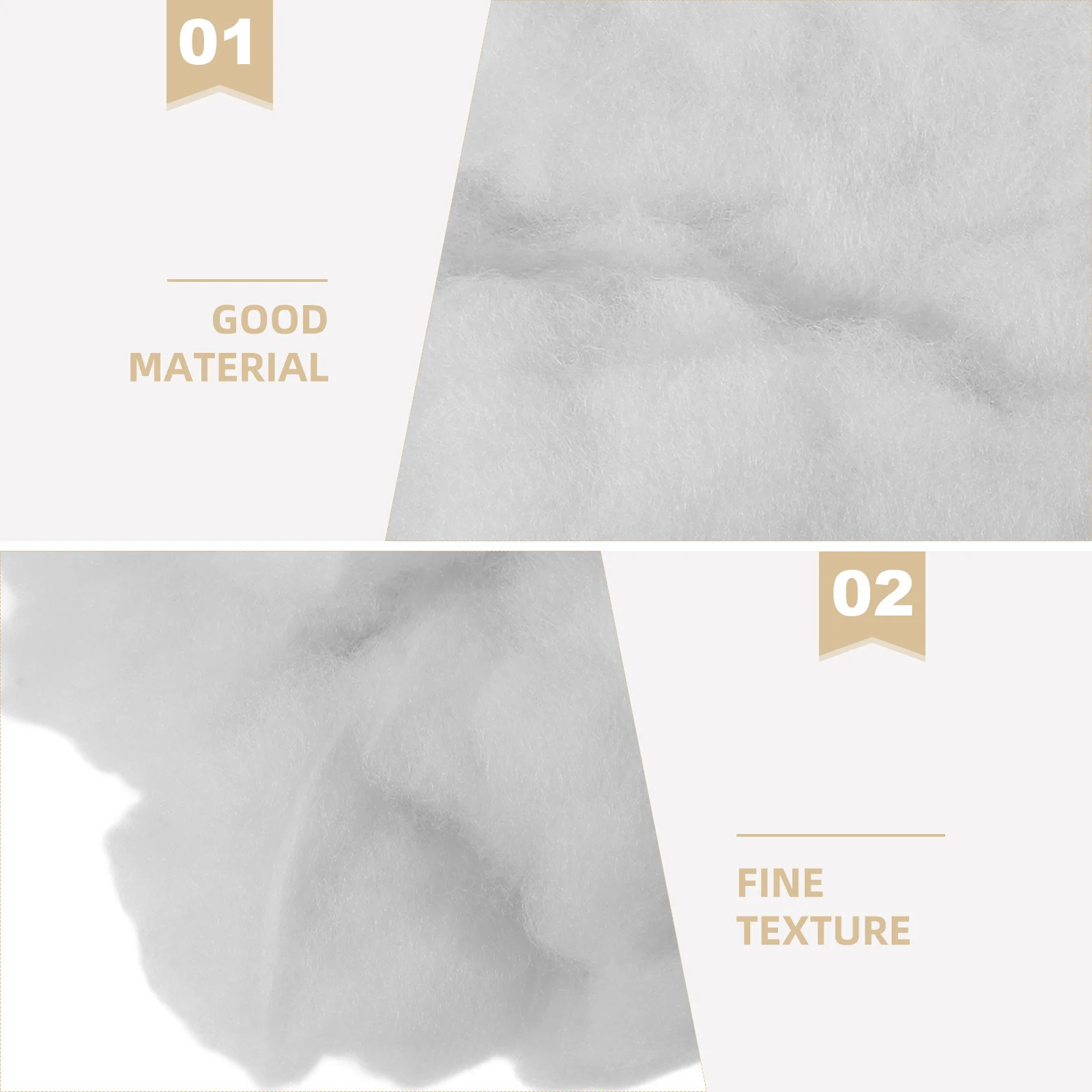 Relleno artesanal, relleno de fibra de algodón Artificial suave, algodón PP 3D resistente para relleno de almohada, cojín, viajes de oficina