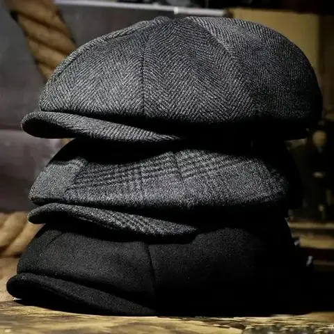 Nya vintagekepsar herrhattar golfkörning sol platt taxichaufförskepp peaky blinder för män kvinnor sommar vår höst hatt 6 best sales Liljflygplan - №3