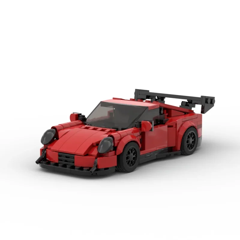 Sportowy samochód wyścigowy 911 GT3 Rs Moc klocki do budowy model z klocków pomoc wystawa kolekcja zabawek prezent dla chłopców dzieci
