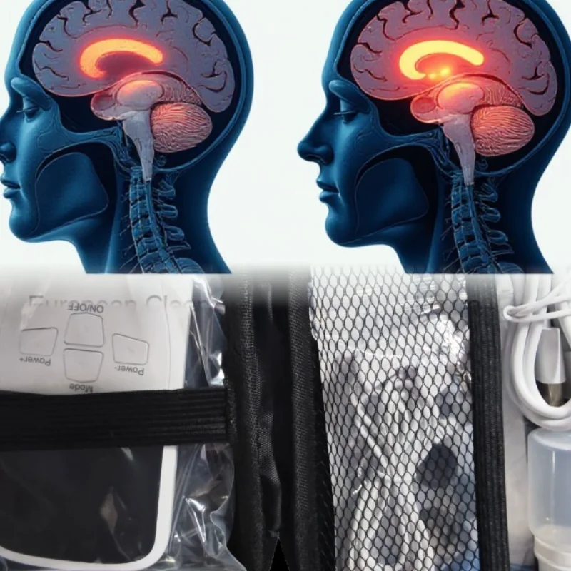 

Portable CES Therapy Device Vagus Nerve Ear Clip for Sleep Aid & Mental Wellness