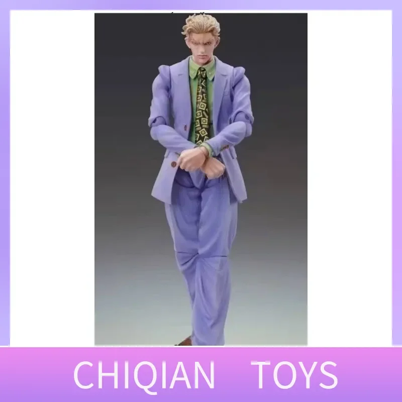 

JoJo's Bizarre Adventure Kira Yoshikage 16cm Action Doll Purple Set Anime 3D PVC Statue Desktop Decoration Gift Boy Birthday Gif