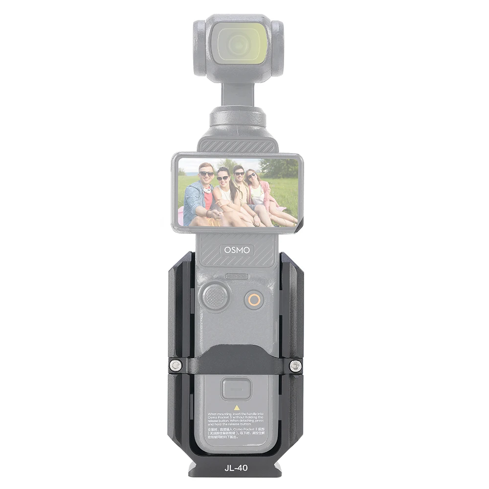 FOTGA Käfig für Pocket 3/4/4P Erweiterungsadapter Zubehör für DJI Osmo Pocket 3 Aluminium-Schutzkäfig Metallhalterungsadapter – Detail 36