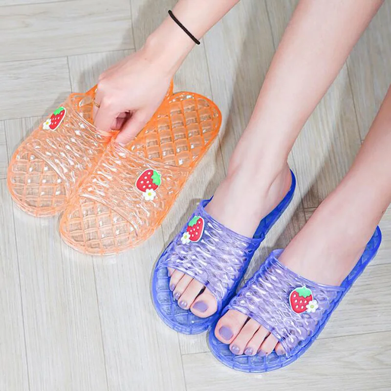 New transparent outdoor indoor slippers for women