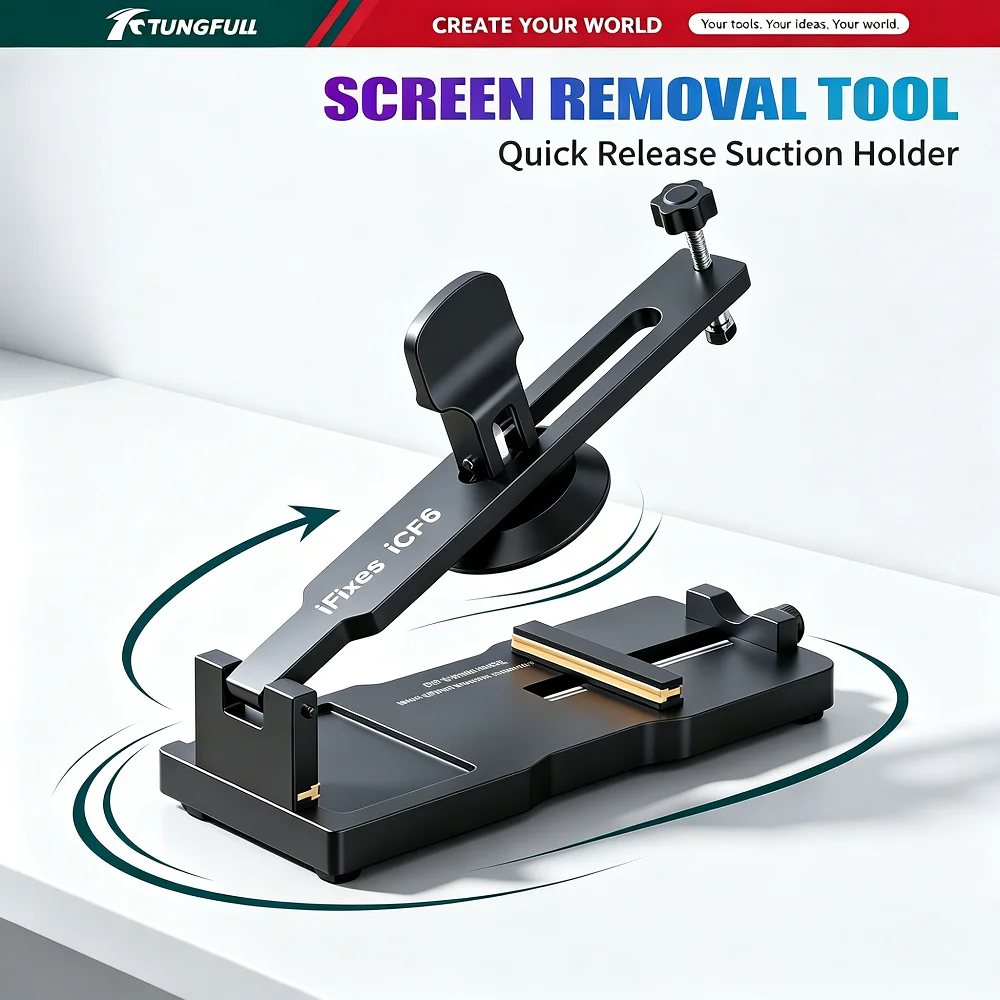 No Heating Phone Screen Separator Tool - Suction Cup Screen Opener LCD Repair Fixture for Mobile Phone Disassembly