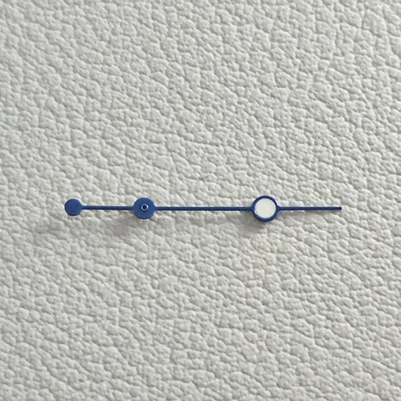 Manecillas de reloj adecuadas para NH 35 NH 36, segunda mano, luminosas, verdes, 13mm, accesorios para relojes, piezas de humidificación para relojes de pulsera