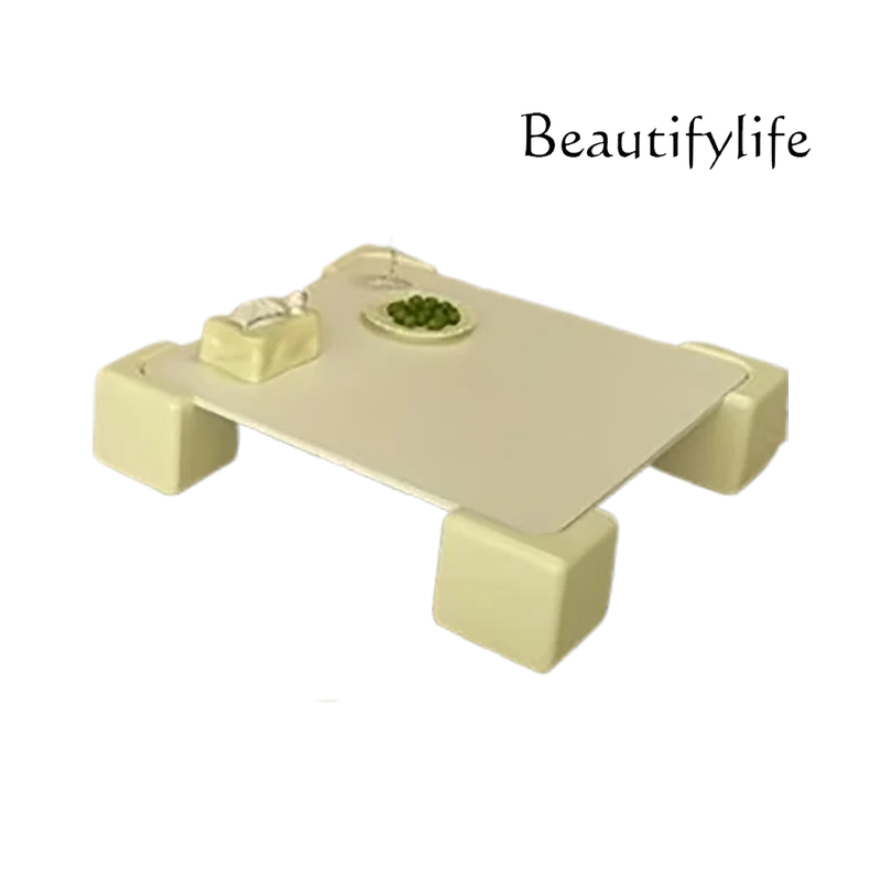

Luxury Square Coffee Table Modern Minimalist French Premium Coffee Table Bedroom Glamour Table Basse Pour Salon Home Furniture