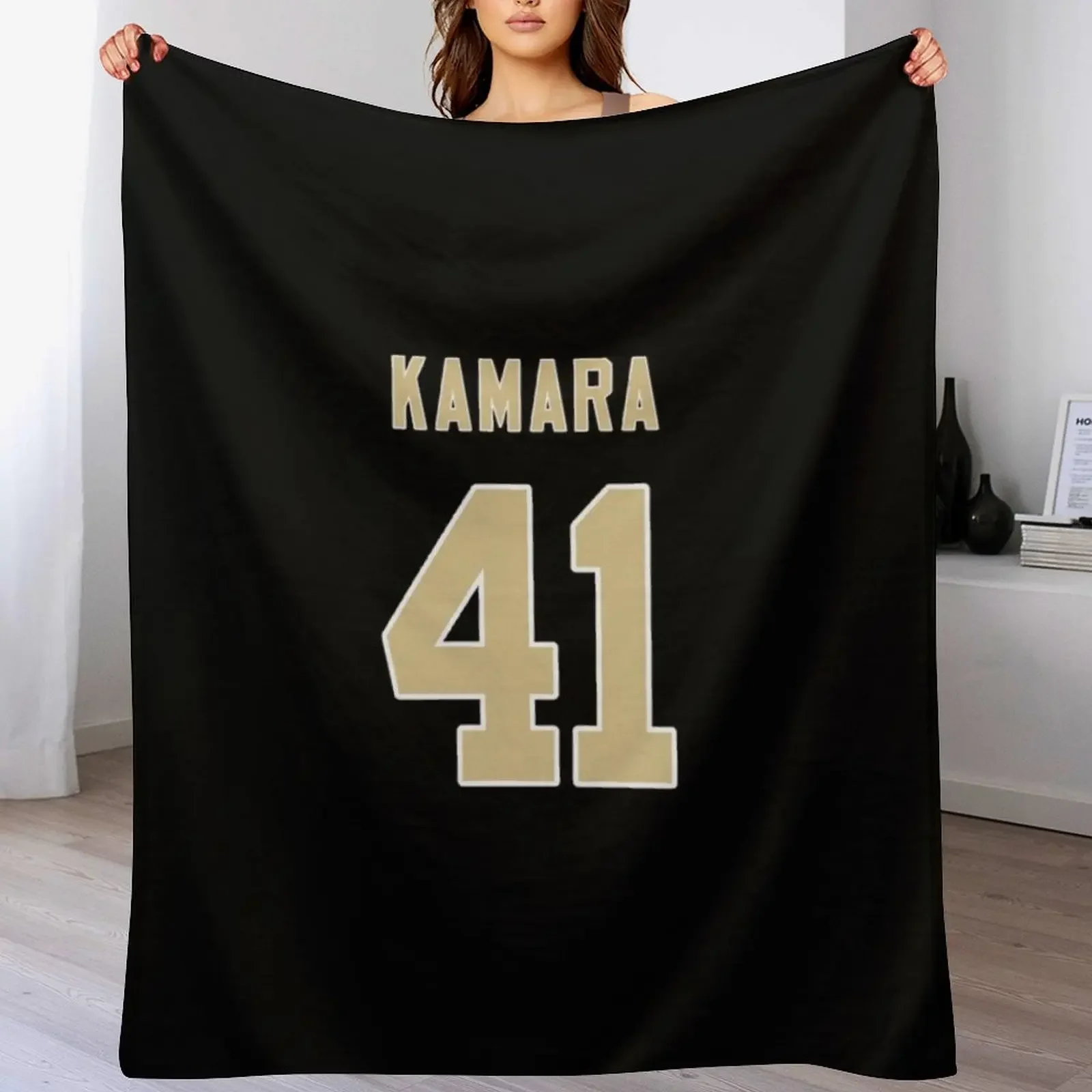 Alvin Kamara Throw Blanket Soft Big Giant Sofa Cute Plaid Furry Blankets