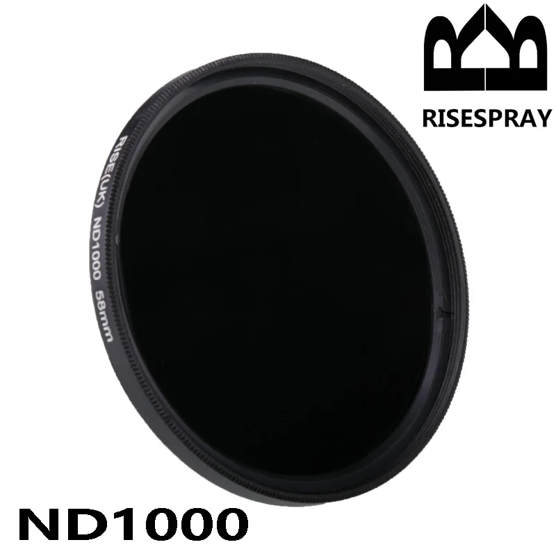 ND1000 Neutral Density Filter for Camera Lens 49MM 52MM 55MM 58MM 62MM 67MM 72MM 77MM 82MM 95MM For Canon Nikon Sony Camera LENS