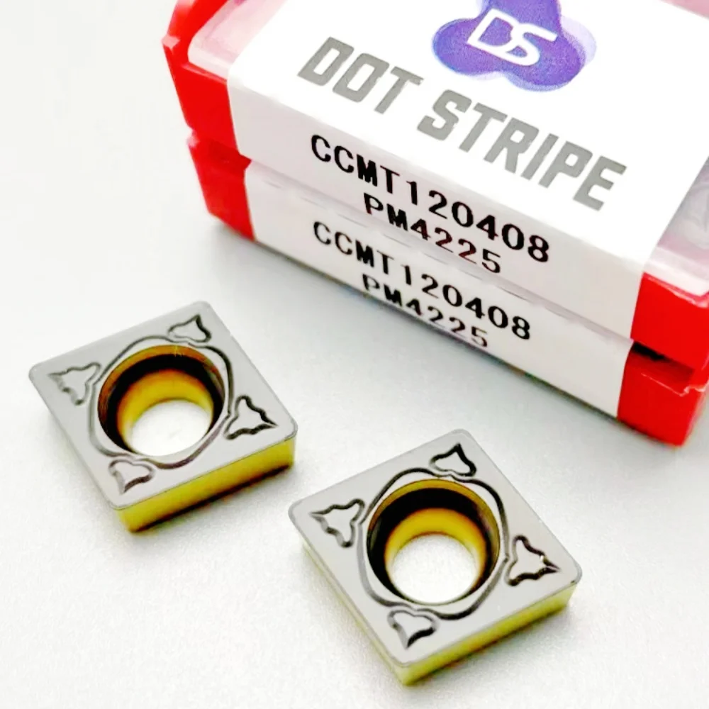

10PCS Carbide Inserts CCMT120408 PM4425 for Steel Turning Carbide Tool Inserts CCMT 120408 PM 4425 CNC Lathe Tool