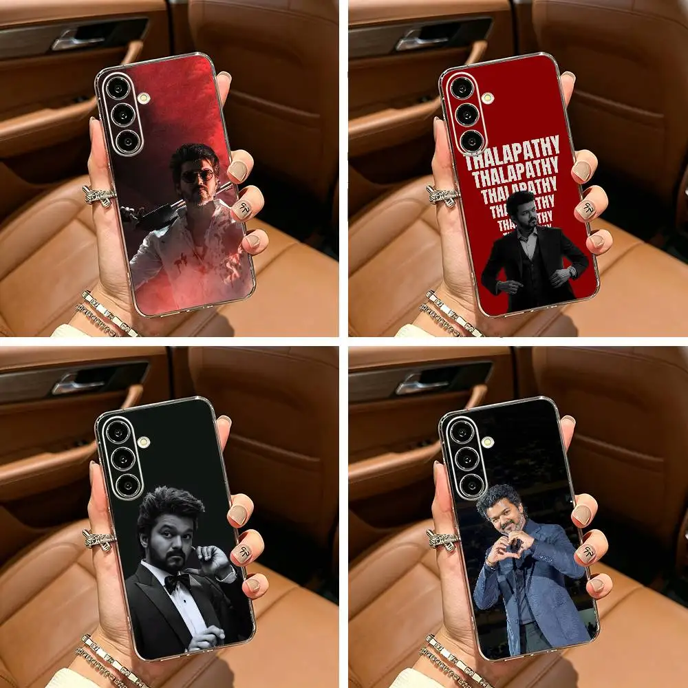 Thalapathy Vijay India Clear Soft Silicone Phone Case for Samsung Galaxy A71, A70, A52, A51, A40, A30