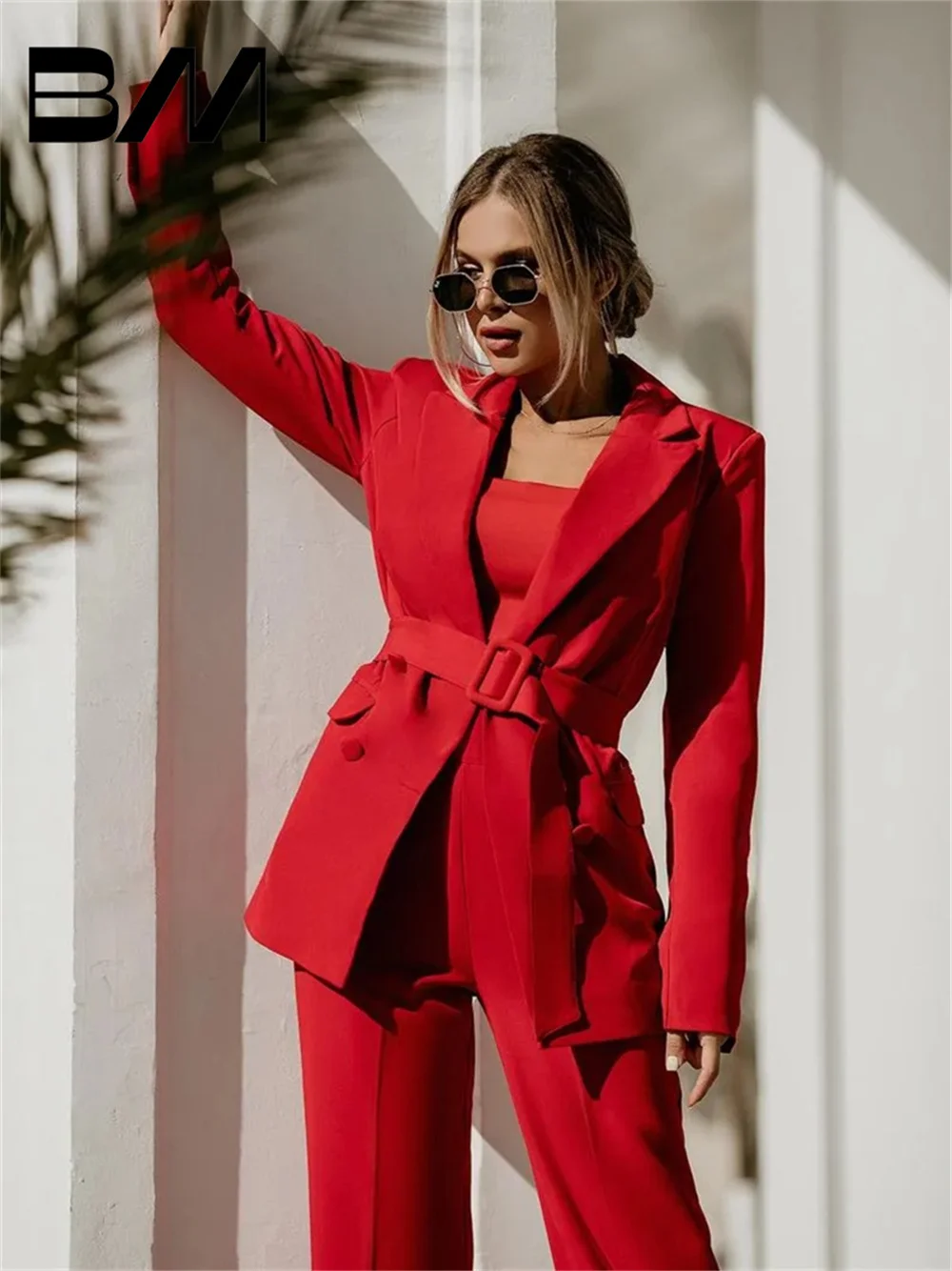 Classic Red Mother Of The Bride Pant Suits, Bridal Suit, Blazer Pants , Formal Business Party, Prom Tuxedos, Fashion Customized