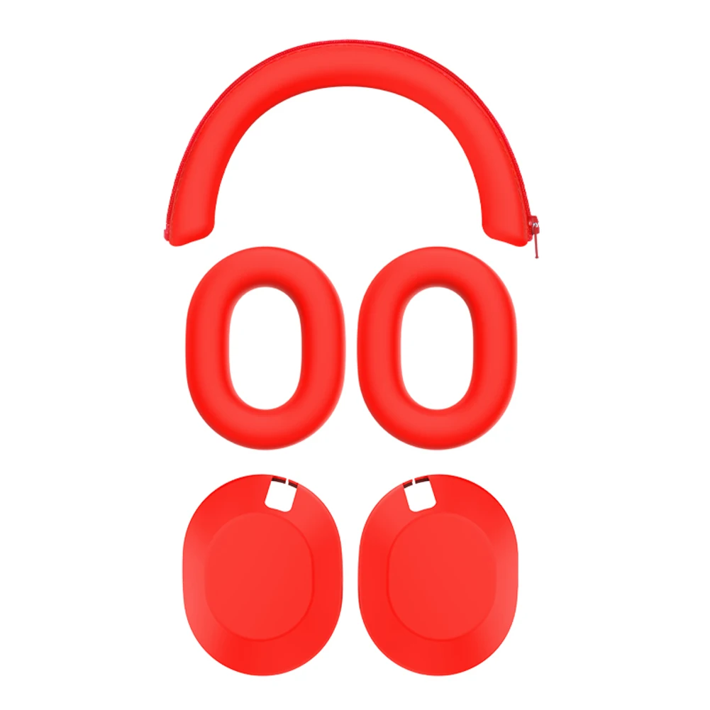 Soft Silicone Sweatproof Cover for Sony WH1000XM6 Perfect Protection for Headphones During Exercise and Outdoor Fun
