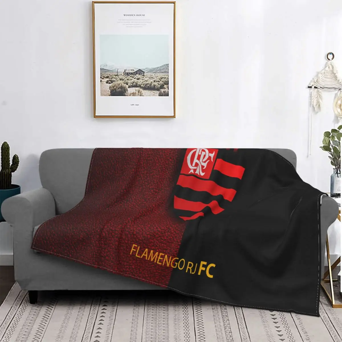 Manta de microforro polar Ultra suave CR Flamengo 2023 An
