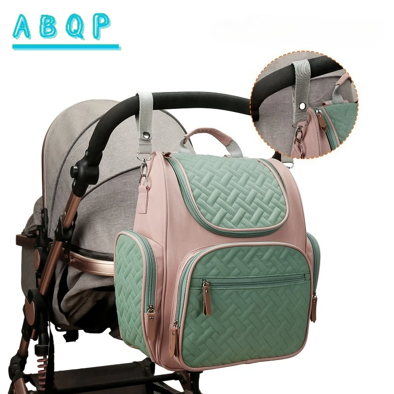 New Diaper Bag Backpack Multifunctional Fashionable Baby Products Storage Bag Large Capacity Baby Stroller Bag High Quality