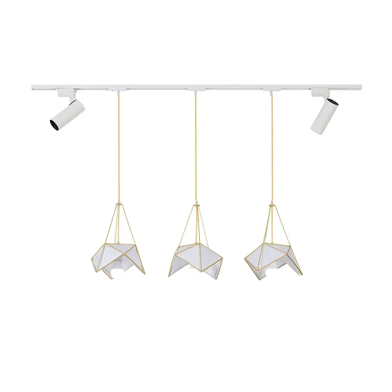 Super Bright Nail Salon Chandelier Women Clothing Store Window Bar Cashier Lamps Shop Commercial Track Chandelier Lighting