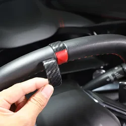 Real Carbon Fiber Steering Wheel Directions Ring Cover For Chevrolet Corvette C8 Stingray Z51 Z06 2020-2023 Auto Accessories