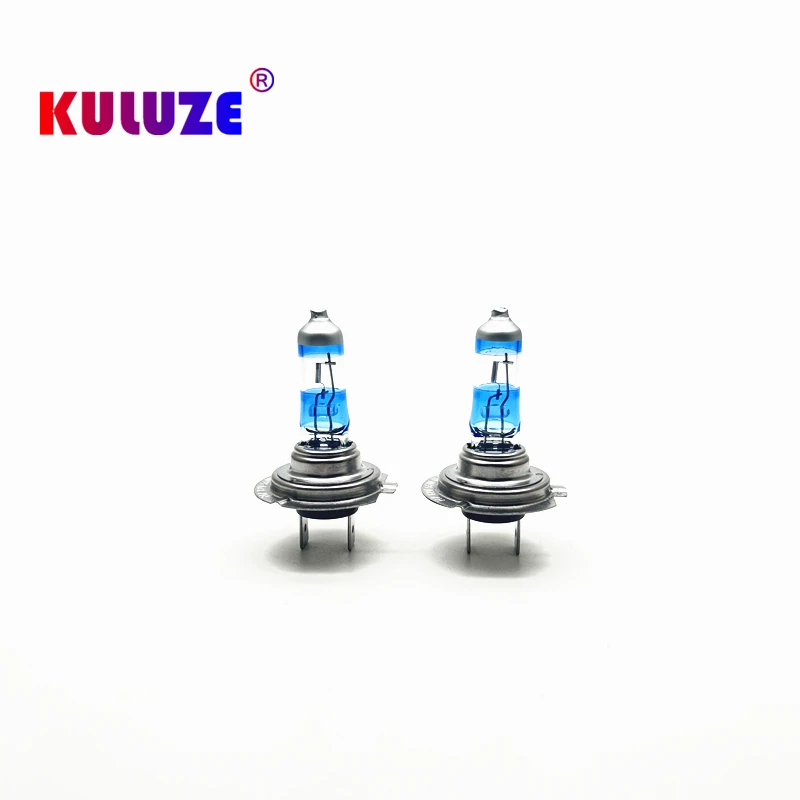 

2Pcs Automobile Halogen lamp H7 high and low beam 4000K motorcycle headlight 12V55W headlamp fog lamp bulb