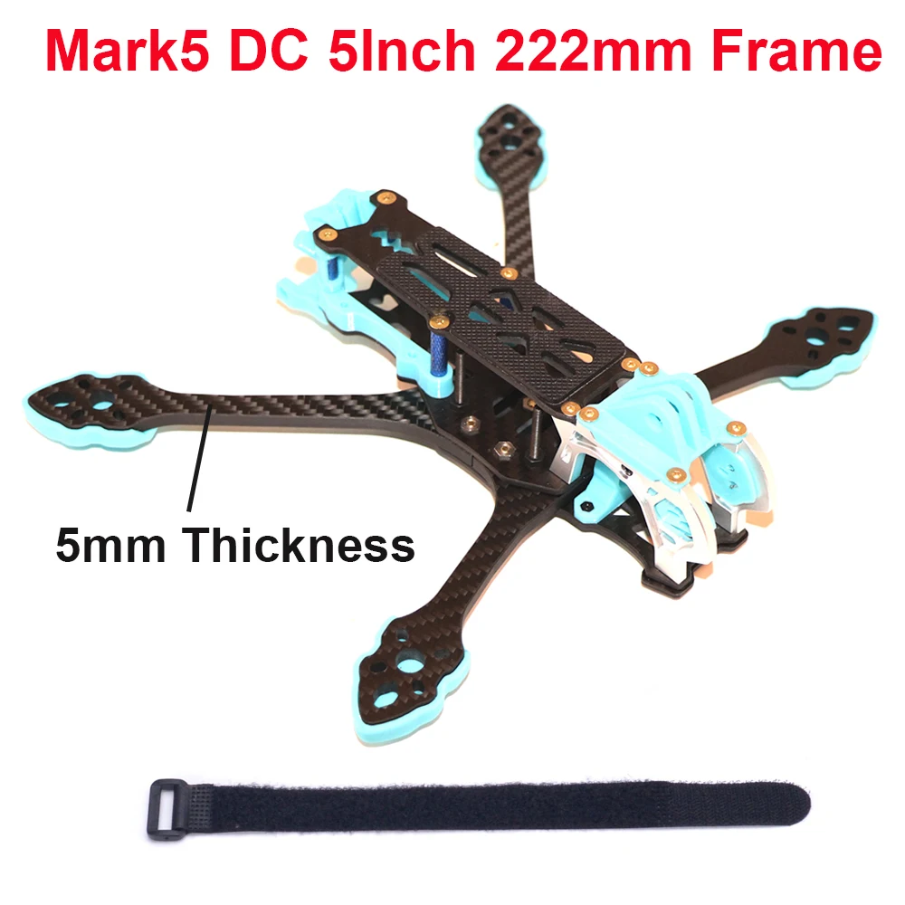 MARK5 Mark 5 DC 5 pollici 222MM 225 FPV telaio in fibra di carbonio per MARK5-DC Air Unit FPV Camera Freestyle RC Racing droni