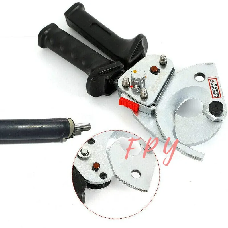 Ratchet Cable Cutter 500mm2 Aluminum/400mm2 Copper Ratcheting Wire Cutter Wire Cable Cutting for Copper & Aluminum Cable