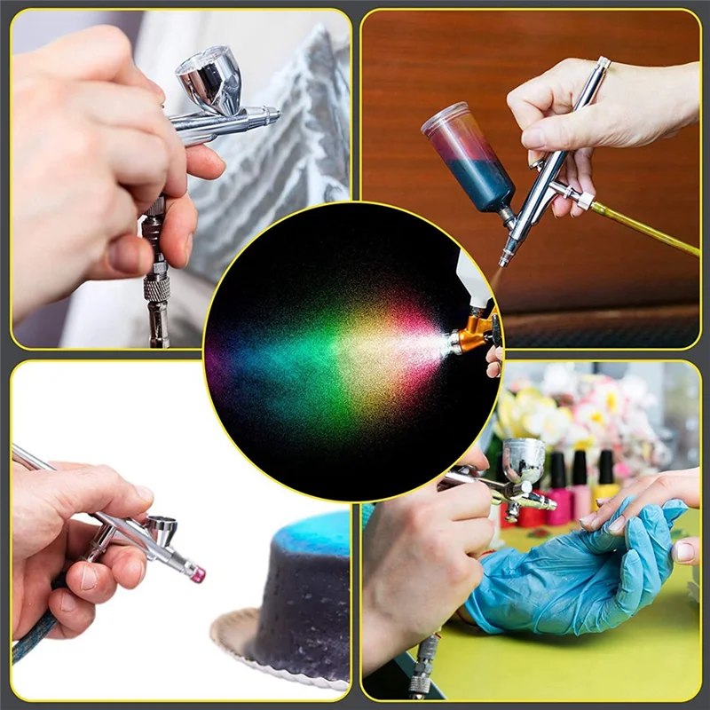 

ABRU-6 шт. Аэрограф, быстроразъемная муфта, фитинговая заглушка, металлический адаптер 1/8 дюйма BSP «папа» и «мама» Air Br