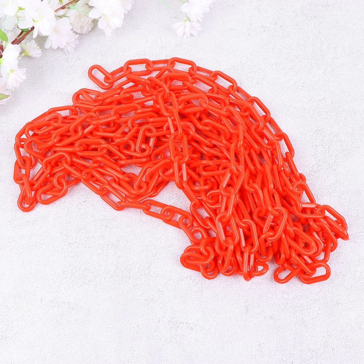 Plastic Crowd Site Barrier Chain Control Industrial Use Bright Traffic Barrier