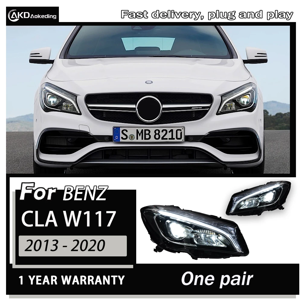 Car Styling Headlights for Benz CLA W117 LED Headlight 2013-2020 Headlight LED DRL Signal Projector Lens Automotive Accessories