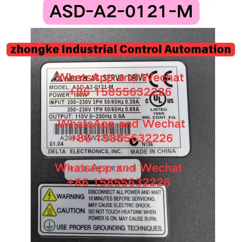 Used OEM disassembled parts ASD-A2-0121-M Driver Functional test OK Fast Shipping
