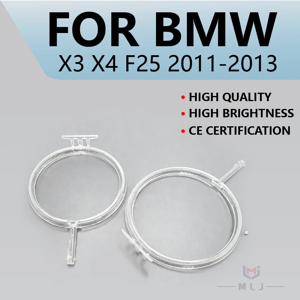 

For BMW X3 X4 F25 2011-2013 Car Headlight Guide Light Aperture LED Lamp Ring DRL Daytime Running Light Car Accessories Angel Eye