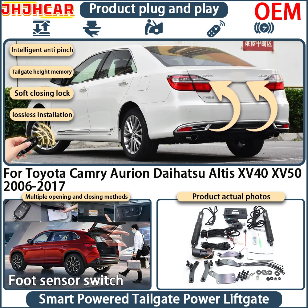 Smart Electric Powered Tailgate For Toyota Camry Aurion Daihatsu Altis XV40 XV50 2006-2017 Power Liftgate Key Remote Lift Kit