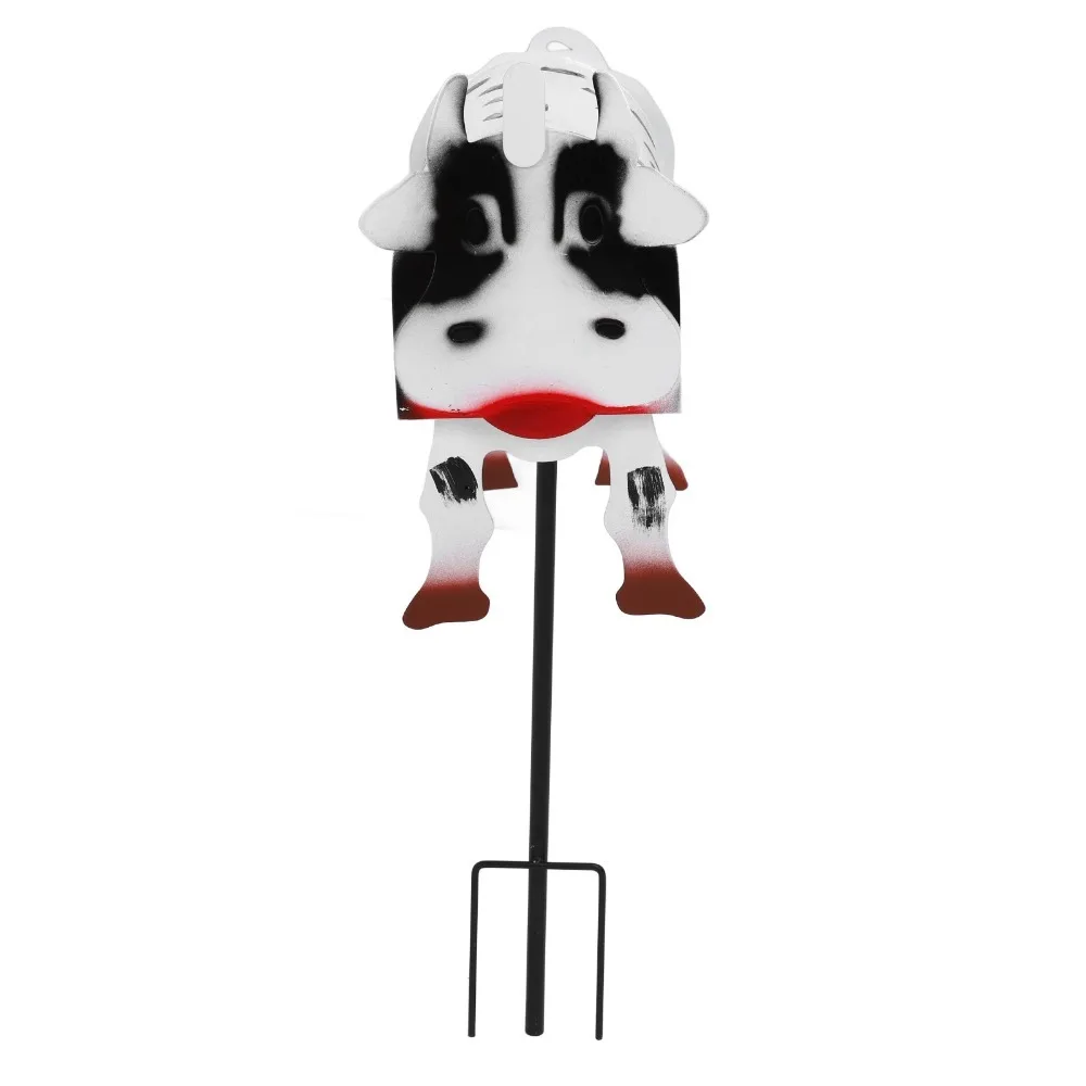 13pcs Iron Cow Mailbox Cover Spacious Delivery Port Cow Spots Animal Mailbox Ample Inner Space Farm Novelty Mailbox Yard Decor
