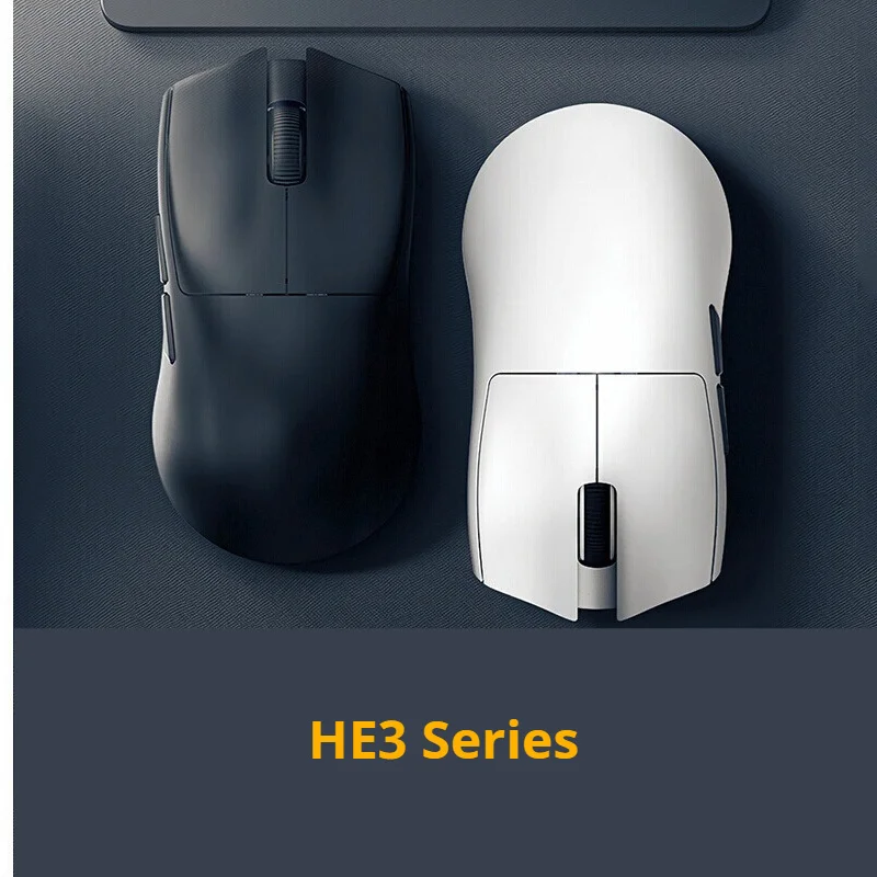 Irok-Souris Sans Fil He3 Pro Gaming Mouse Bluetooth Triple Mode E-Sports Paw3395 Lightweight Design Replaceable Battery Design