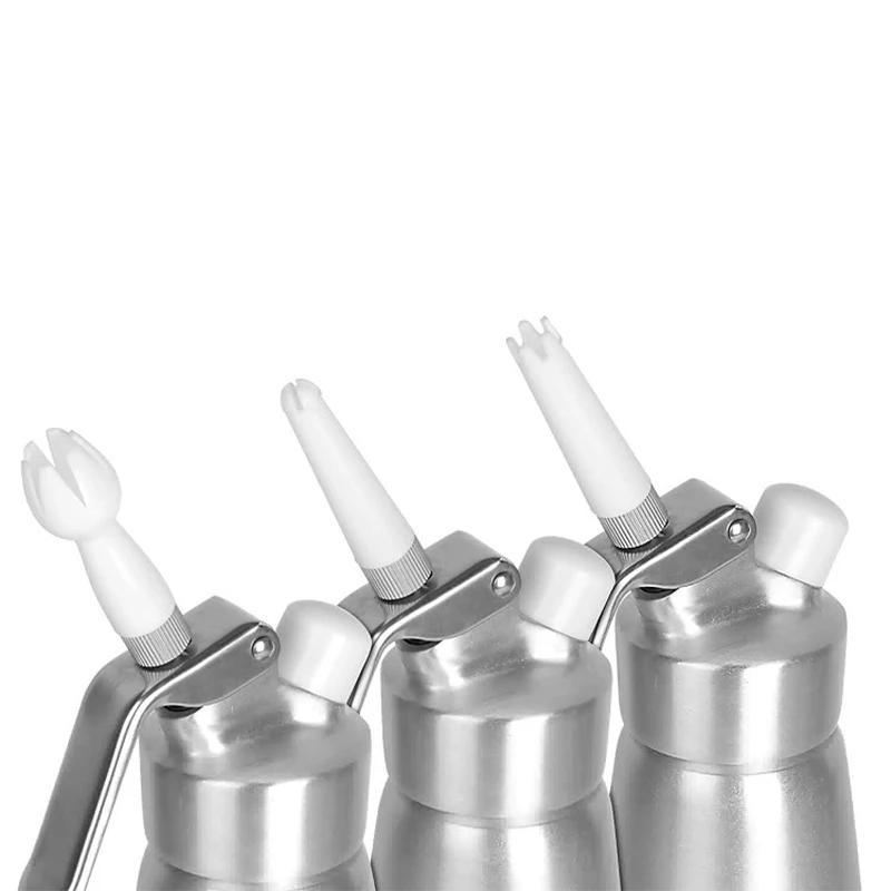 3 Pcs/Set Whip Cream Dispenser Part Whipped Chargers Holder Base Tips Holder Dining Bar