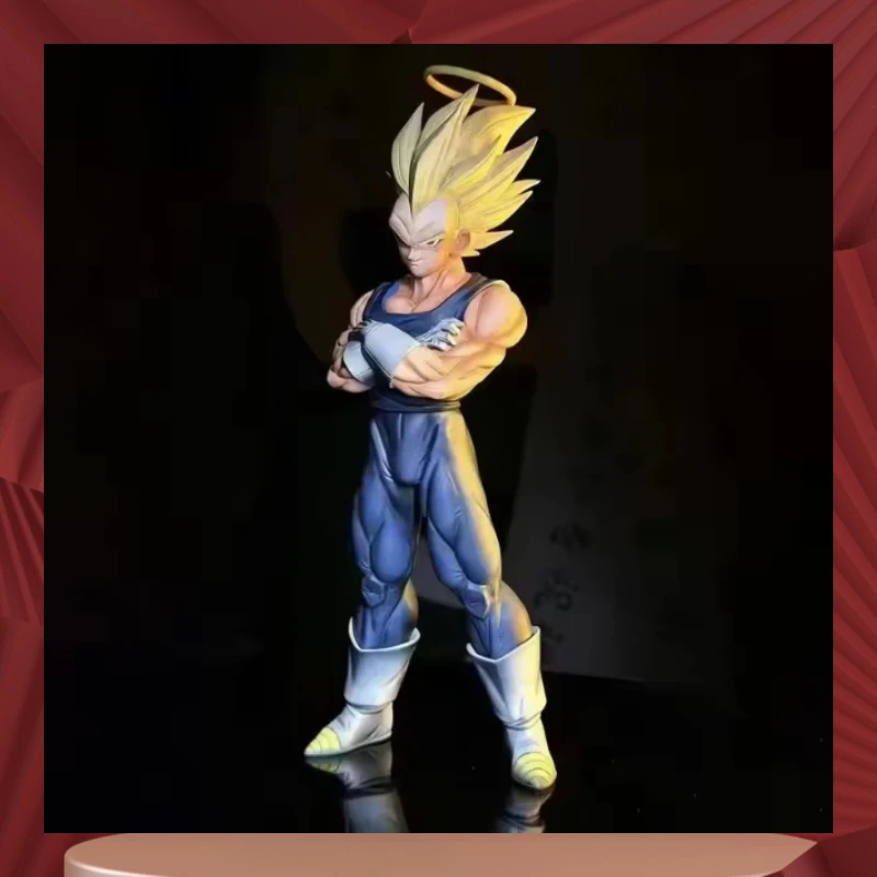 

Новая фигурка Dragon Ball Z: Маджин Вегета со сменной головой, Супер Сайян, 27 см/10,63 дюйма, коллекционная модель, игрушка, подарок