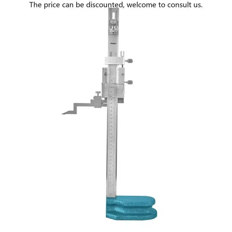 

Dasqua Stainless Steel 0-300mm 0-600mm 0-1000mm Magnifying Glass Adjustable Height Gauge Height Vernier Gauge Measuring Tool