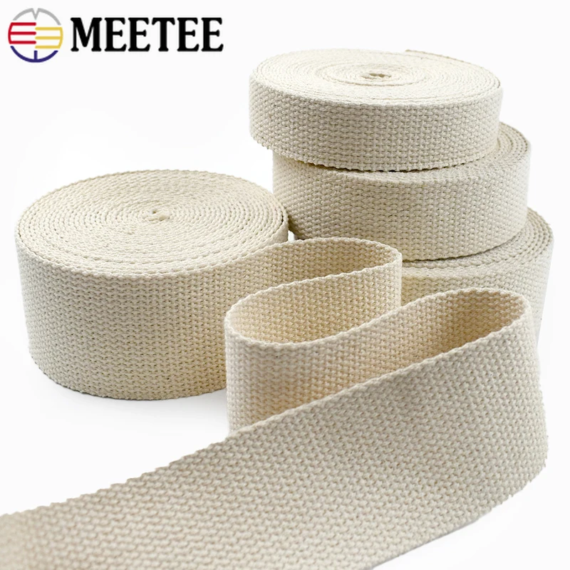 42Meters 20/25/30/38/50mm Polyester Cotton Webbings Strap Bag Webbing Ribbon Backpack Belt Strapping Bias Binding Tapes(45M)