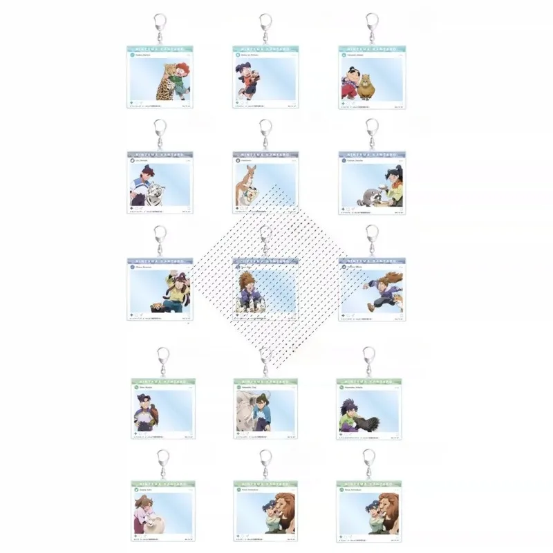 Акриловые брелоки-подвески Shinbei Fukutomi, Shozaemon Kuroki, Isuke, Ninokuruwa Rikichi, Yamada, игрушки C