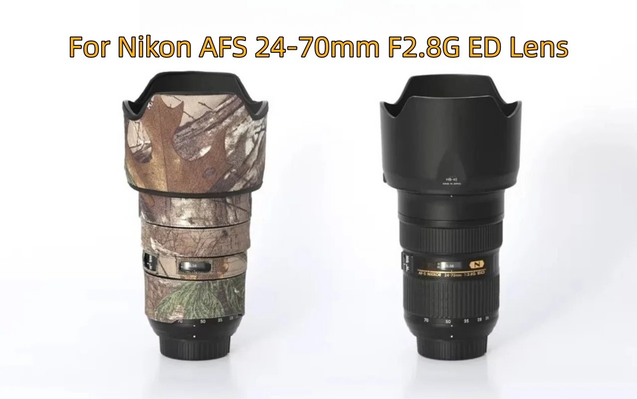 

Водонепроницаемое защитное покрытие ROLANPRO для объектива Nikon AF-S 24-70mm F2.8G, защитный чехол-накладка для объектива DSLR