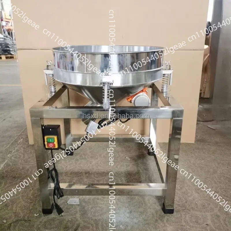 Stainless Steel Electric Vibrating Screen Plastic Powder Food Vibrating Screen Flour Screening Machine