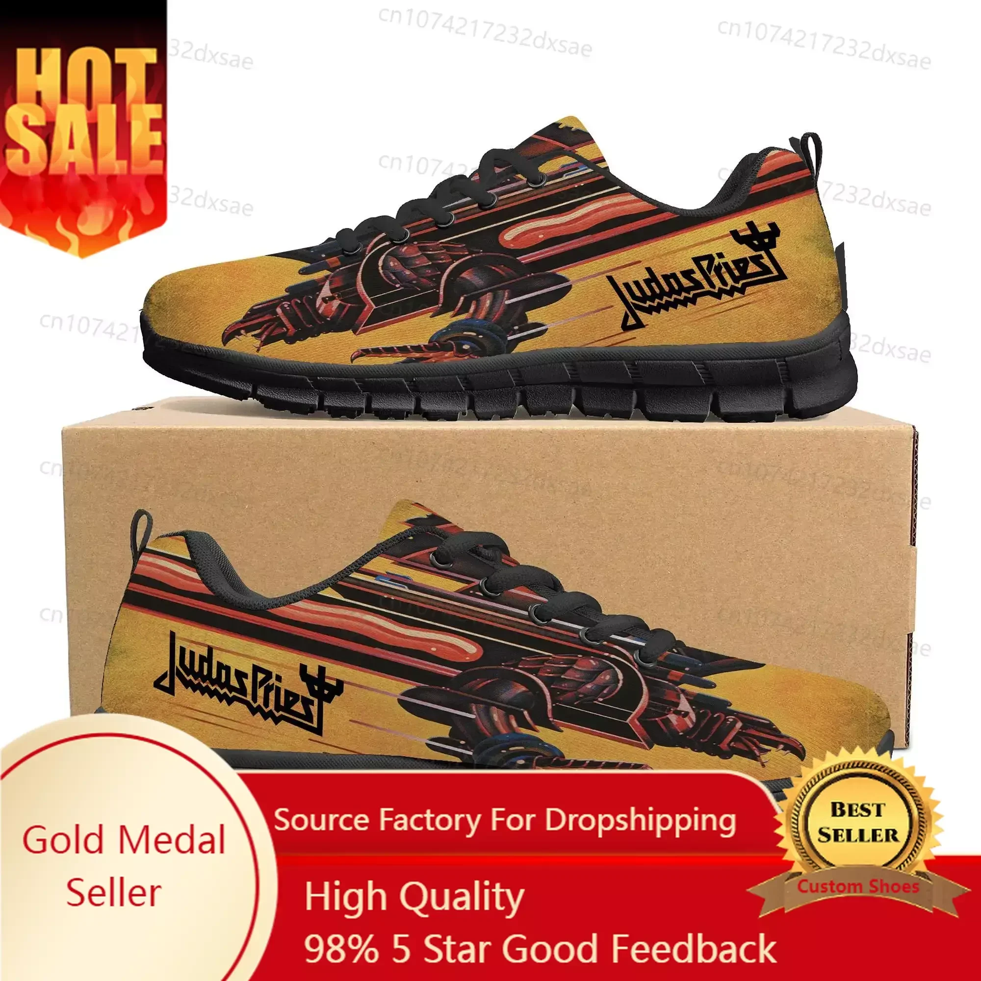 

Judas Priest Heavy Metal Rock Band Sports Shoes Mens Womens Teenager Children Sneakers Casual Custom High Quality Couple Shoes