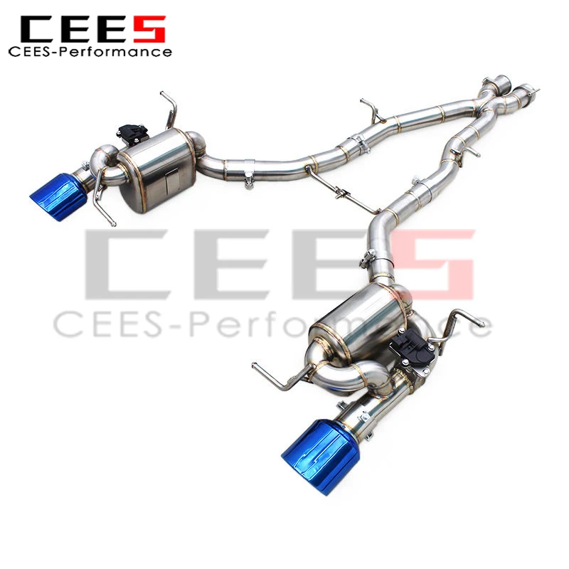CEES Tuning Catback Exhaust for Mercedes-Benz SLK280/SLK300/SLK350 R171 3.0L/3.5L 2004+ Stainless Steel Exhaust Pipes System