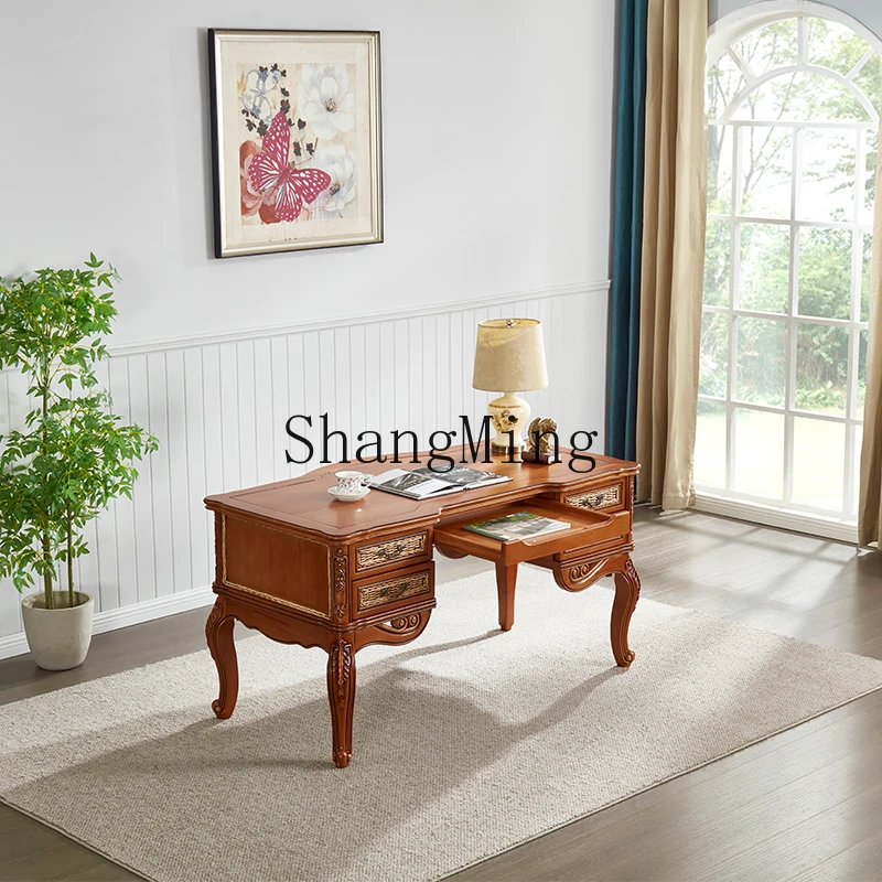 CL Desk Chairperson Manager Office Rattan Rattan Computer Desk