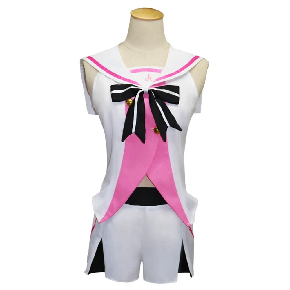 

Unisex Anime Cos Kizuna AI Cosplay Costumes Halloween JK Uniform Custom Size