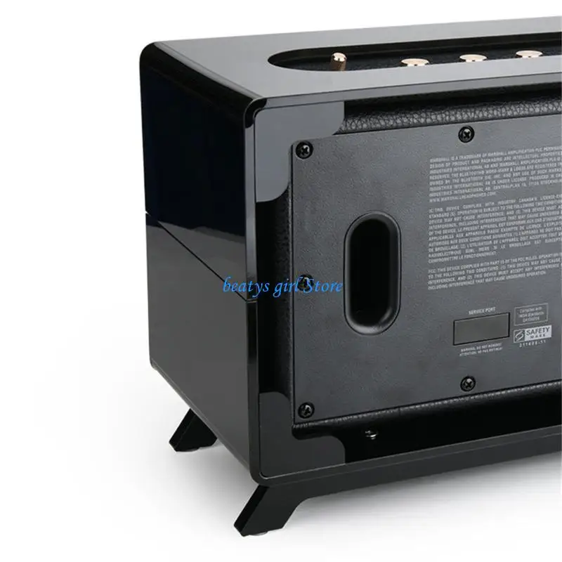 

C7AB Modern Acrylic Tabletop Holder for III 3 Speakers, Vibration Reducing Desktop Display with Silicone Mats