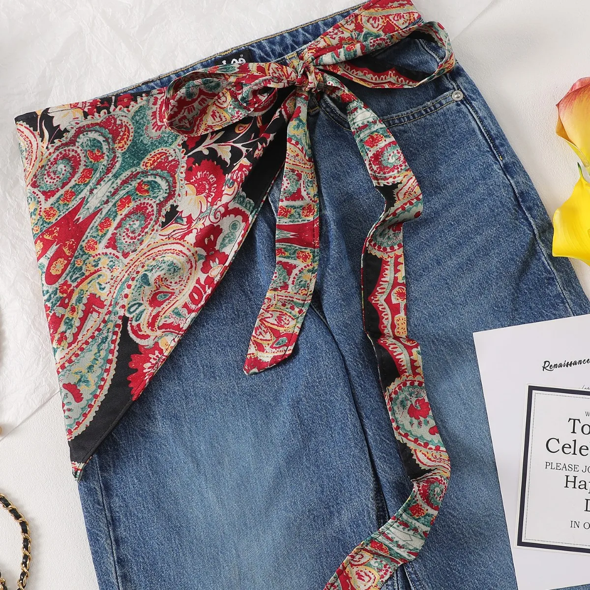 Women Vintage Paisley Print Wa - đánh giá và giá Travel Accessories Hip Belt