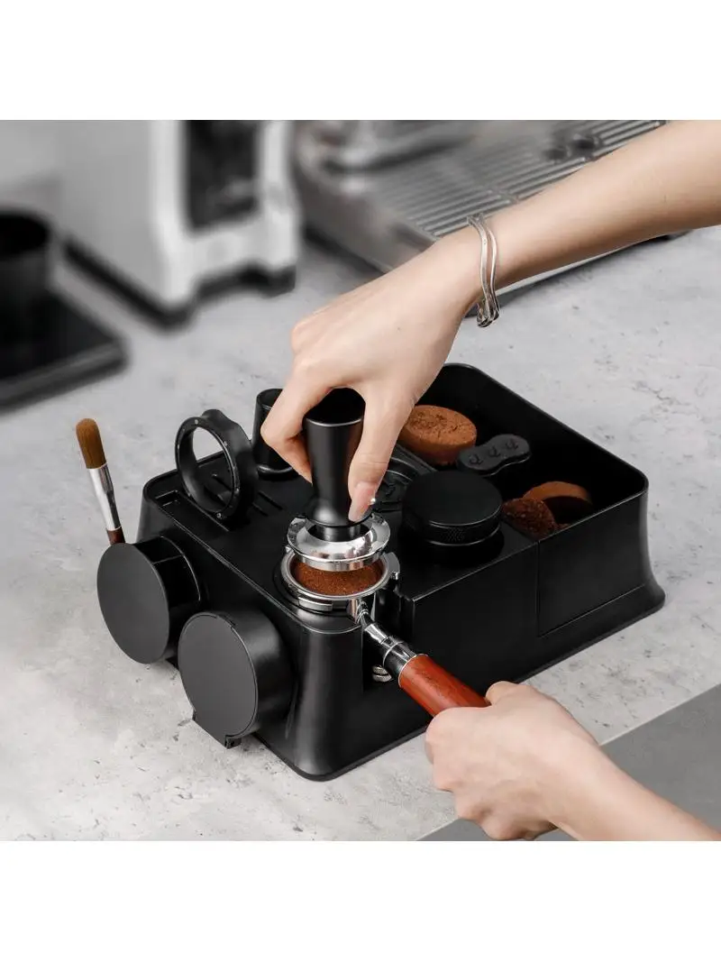 italian-style-coffee-multi-function-press-powder-hammer-base-cloth-powderer-set-knocking-dregs-bucket-powder-storage-coffee-u