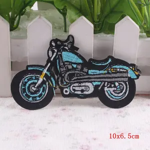 Flecken thermoadesot für Kleidung, in Kleidung bestickte Pflaster, Tierkleber, Motorradfahrer, Punk, Motorrad 8 Hauptverkauf Motard Stickerei - №4