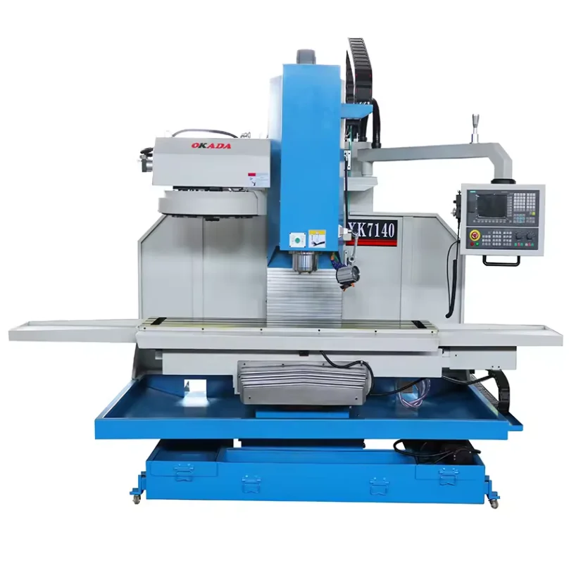 Hot selling fully automatic high-quality vertical milling machine XK5040 metal processing CNC universal milling machine