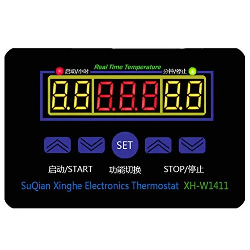 

W1411 AC 110 В 220 В постоянного тока 12 В 10 А светодиодный цифровой регулятор температуры умный термостат DC 12 В переключатель управления термометром W88