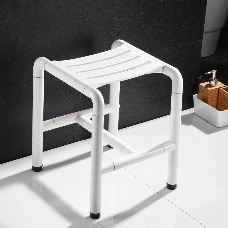 Stainless Steel Bath Stool  NonSlip Shower Chair for Elderly, Safe and Durable Bath Seat for Disabled, Reliable Bathroom Aid